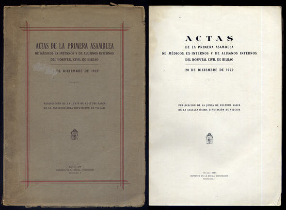 Actas de la Primera Asamblea de Médicos Ex-Internos y de …