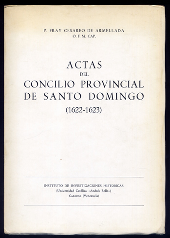 Actas del Concilio Provincial de Santo Domingo (1622-1623).