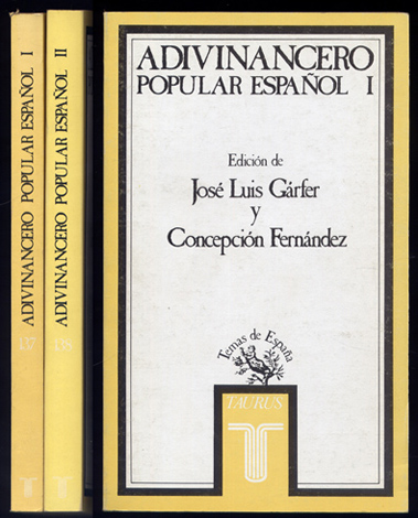 Adivinancero Popular Español.