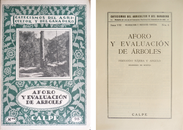 Aforo y evaluación de árboles.