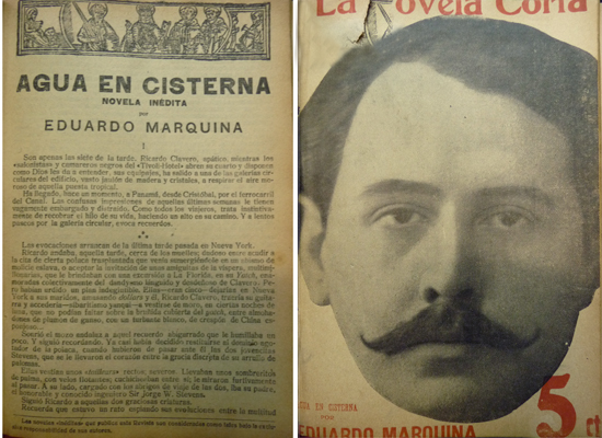 Agua en cisterna. Novela.