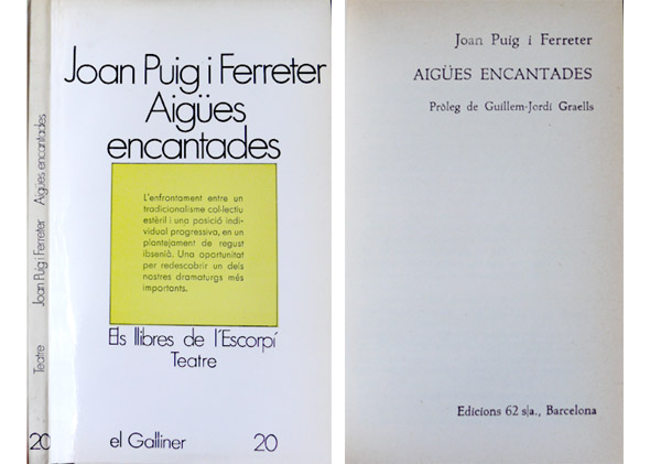 Aigues encantades. Proleg de Guillem-Jordi Graells.