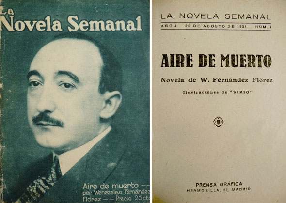 Aire de muerto. Novela.