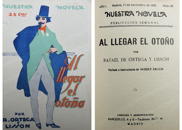 Al llegar el otoño. Novela.