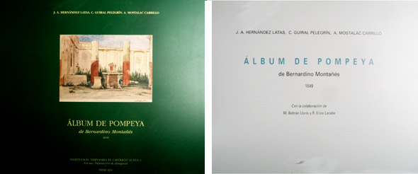 Album de Pompeya (1849). Edición a cargo de José Antonio …