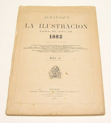 Almanaque de "La Ilustración" para el año de 1882.