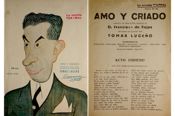 Amo y criado. Comedia en tres actos de ., refundida …