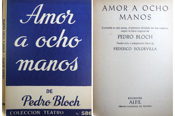 Amor a ocho manos. Comedia en dos actos. Traducción y …