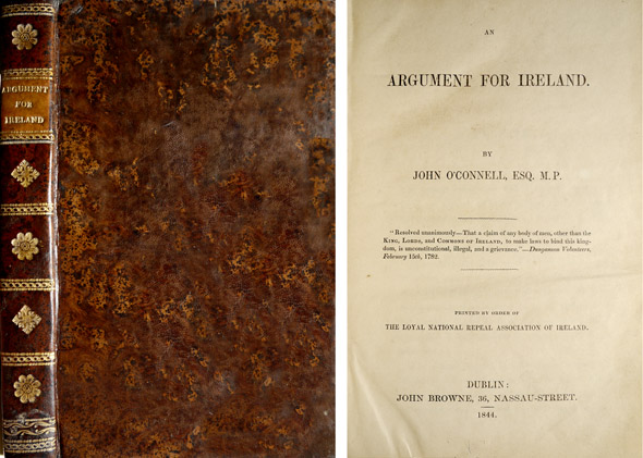An Argument for Ireland. Printed by order of The Loyal …