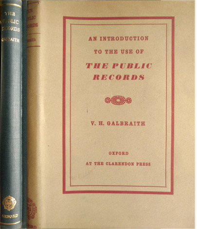 An Introduction to the use of the Public Records.