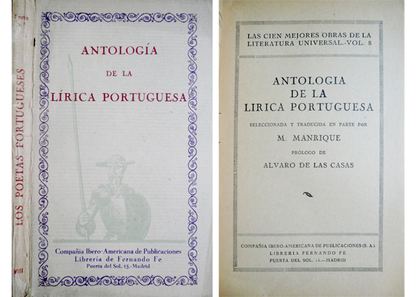 Antología de la Lírica Portuguesa. Seleccionada y traducida en parte …