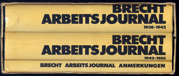 Arbeitsjournal. [I: 1938 bis1942. II: 1942 bis1955. III: Anmerkungen von …