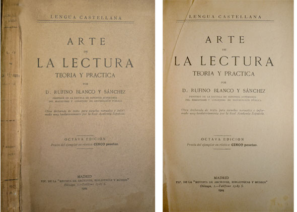 Arte de la Lectura. Octava edición.