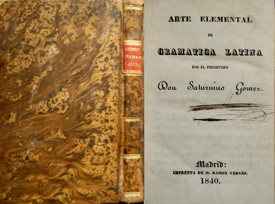 Arte elemental de Gramática Latina.
