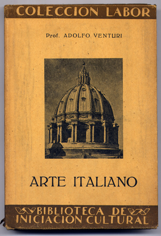 Arte italiano. Traducción de José Ràfols.