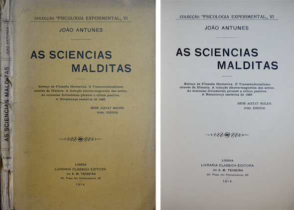 As Sciencias Malditas. Esboço de Filosofia Hermética. O Trascendentalismo através …