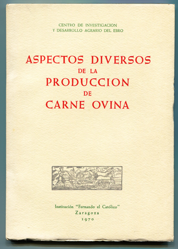 Aspectos diversos de la producción de Carne Ovina. Ciclo de …