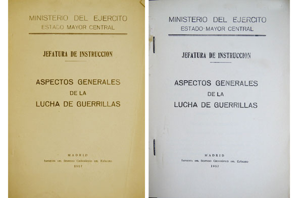 Aspectos generales de la lucha de guerrillas.