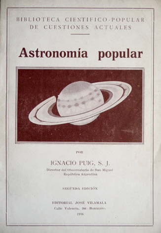 Astronomía popular. Segunda edición.