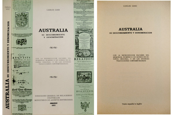Australia: Su descubrimiento y denominación. Con la reproducción facsímil del …
