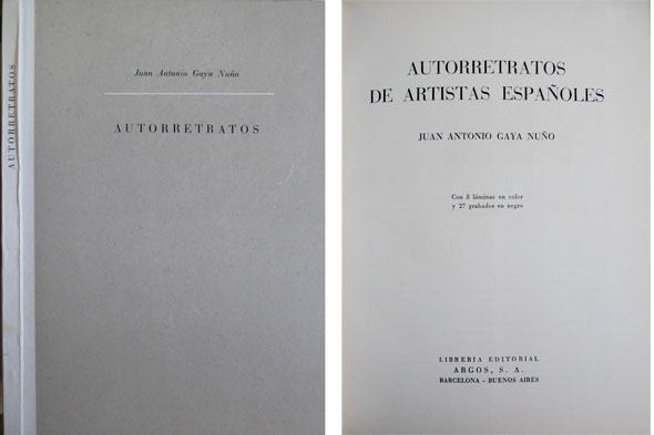 Autorretratos de artistas españoles.