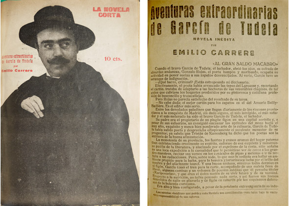 Aventuras extraordinarias de Garcín de Tudela. Novela.