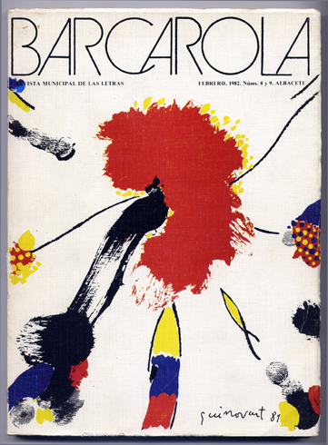 Barcarola. Revista Municipal de las Letras. Números 8 y 9. …