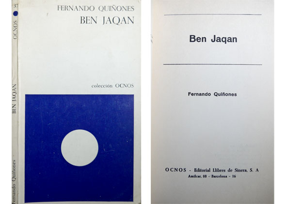 Ben Jaqan. Poemas.