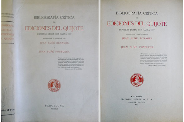 Bibliografía Crítica de Ediciones del Quijote impresas desde 1605 hasta …