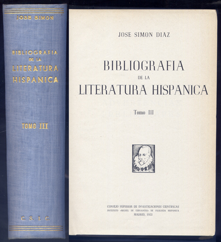 Bibliografía de la Literatura Hispánica. Tomo III: Literatura Castellana de …