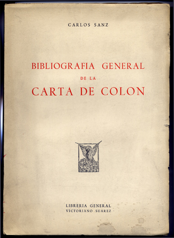 Bibliografía General de la Carta de Colón.