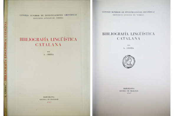 Bibliografía Lingüística Catalana.
