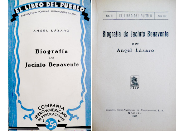Biografía de Jacinto Benavente.