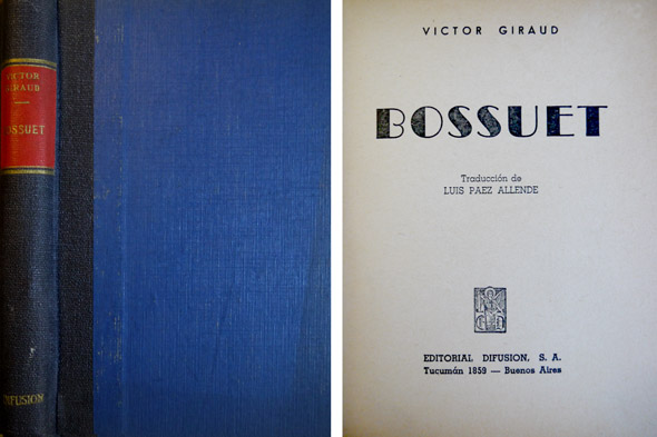 Bossuet. Traducción de Luis Páez Allende.