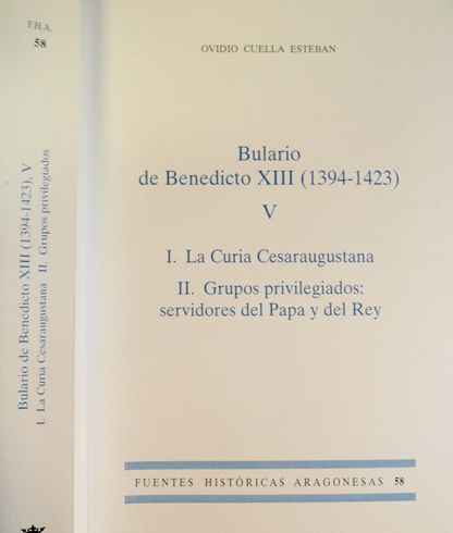Bulario de Benedicto XIII (1394 - 1423). V: I: La …
