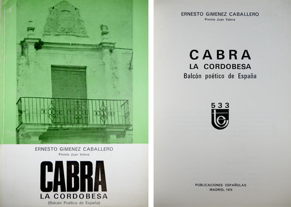 Cabra la cordobesa. Balcón poético de España.