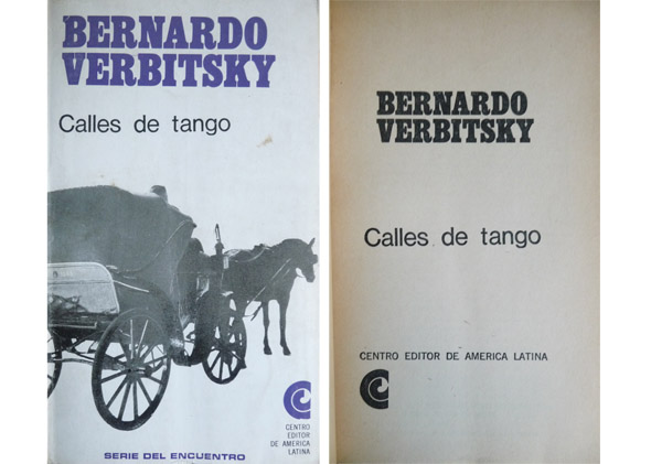 Calles de Tango. Novela.