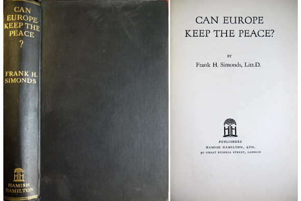 Can Europe keep the Peace?.