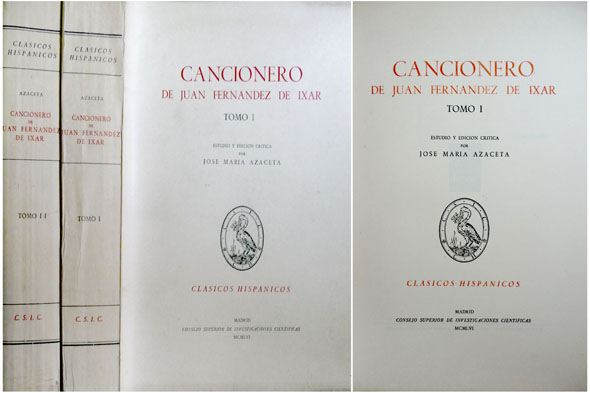 Cancionero de Juan Fernández de Ixar. Estudio y edición crítica …