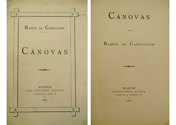 Cánovas. Estudio biográfico.