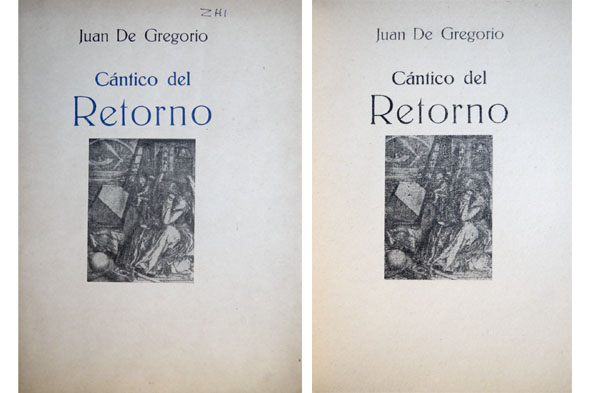 Cántico del Retorno. Poemas.