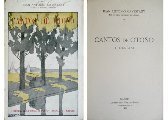 Cantos de Otoño. Poesías.