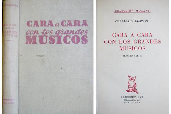 Cara a cara con los grandes músicos. Tercera serie. Versión …