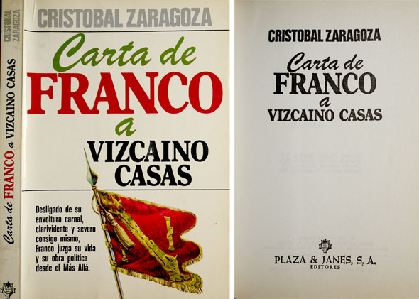 Carta de Franco a Vizcaíno Casas.