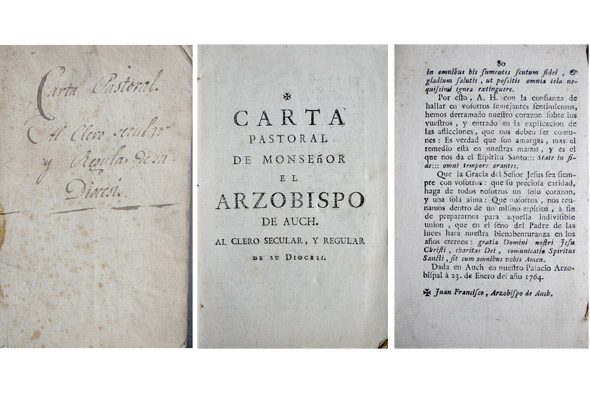 Carta Pastoral de Monseñor el Arzobispo de Auch al Clero …