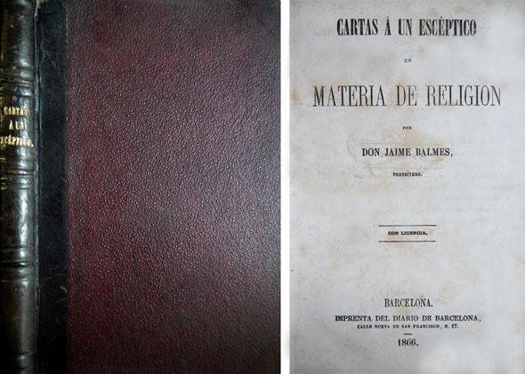 Cartas a un escéptico en materia de religión.