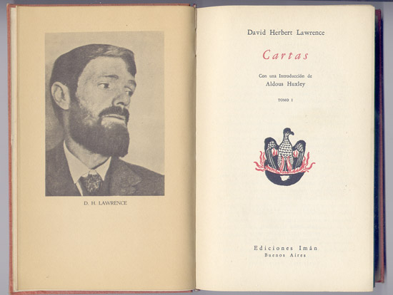 Cartas. Con una introducción de Aldous Huxley. Traducción de Narciso …