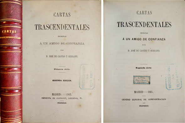 Cartas Trascendentales escritas a un amigo de confianza. Primera y …