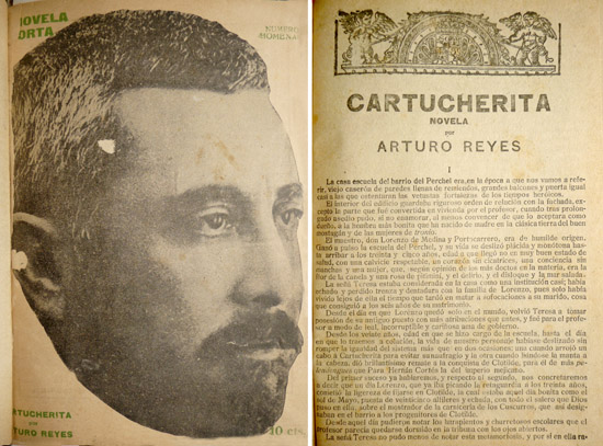 Cartucherita. Novela. Semblanza literaria por Cristobal de Castro.