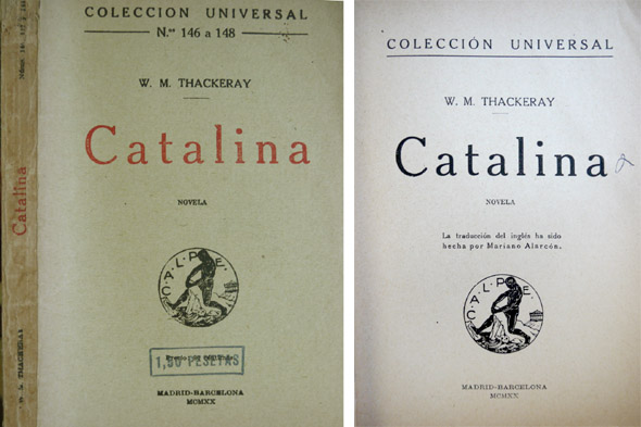 Catalina. Novela. Traducción de Mariano Alarcón.